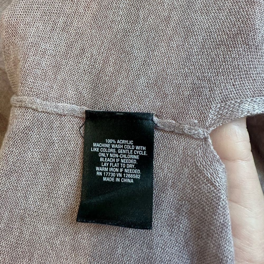 Mossimo Lightweight Blush Pink Open Cardigan - Picture 5 of 7